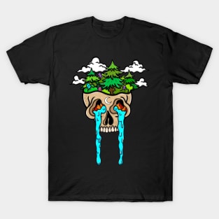 Nature skull T-Shirt